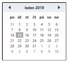 Kalendár v C# .NET WPF - Okenné aplikácie v C # .NET WPF