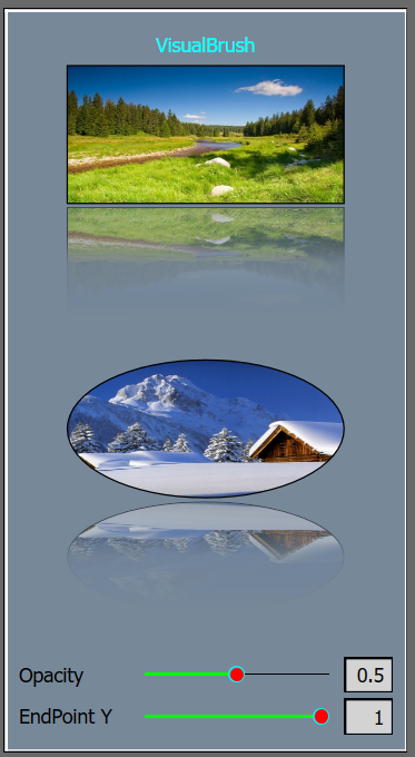 Štetec VisualBrush v C# .NET WPF - Okenné aplikácie v C # .NET WPF