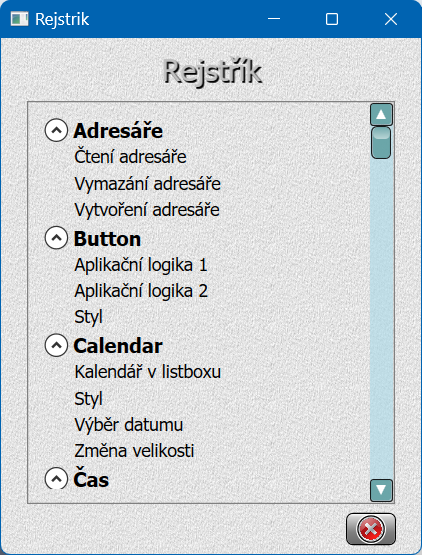 Zdrojákoviště C # .NET - Okenné aplikácie WPF