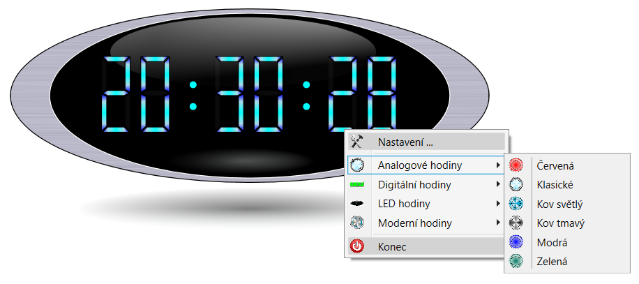 Kontextové menu pre zmenu vzhľadu WPF aplikácie