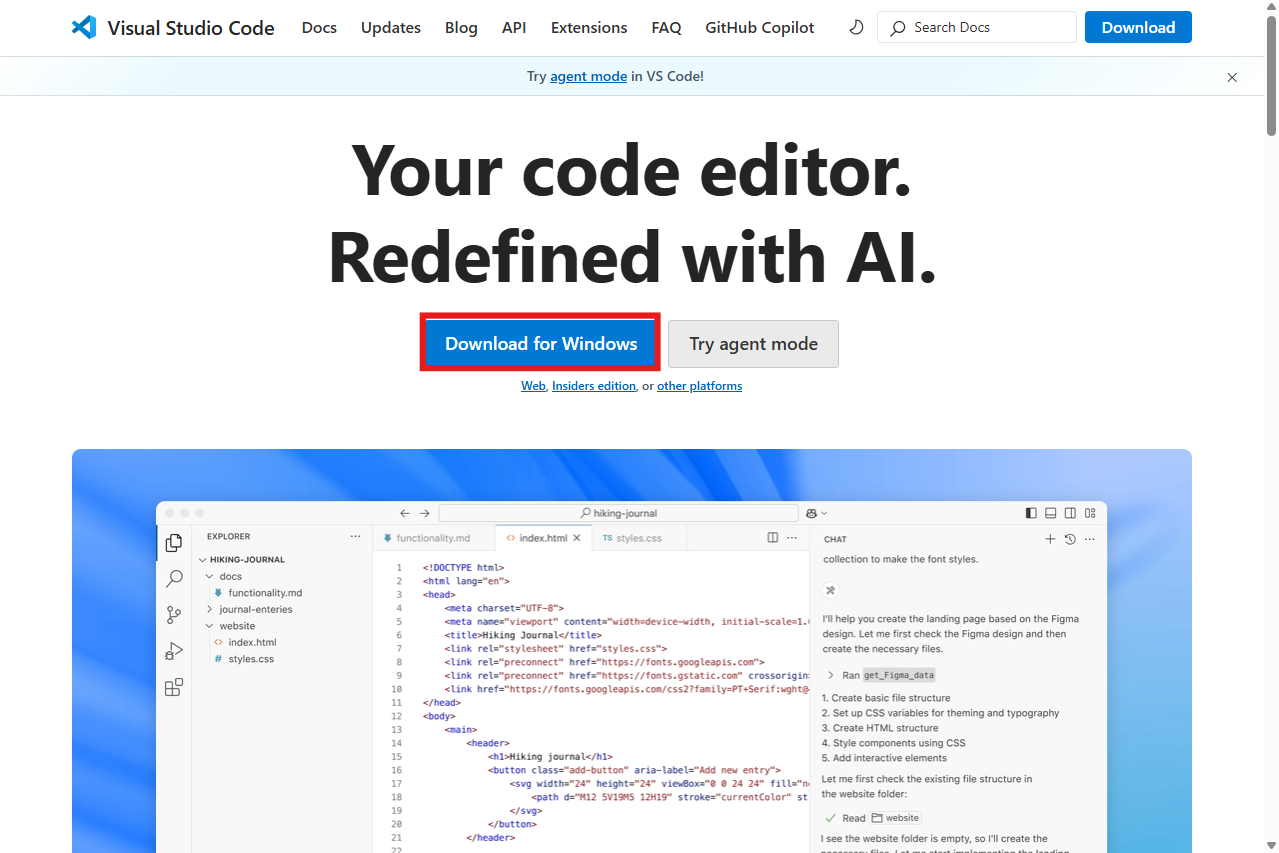 Stiahnutie editora VS Code - Úvod do dátovej analýzy a obchodného rozhodovania