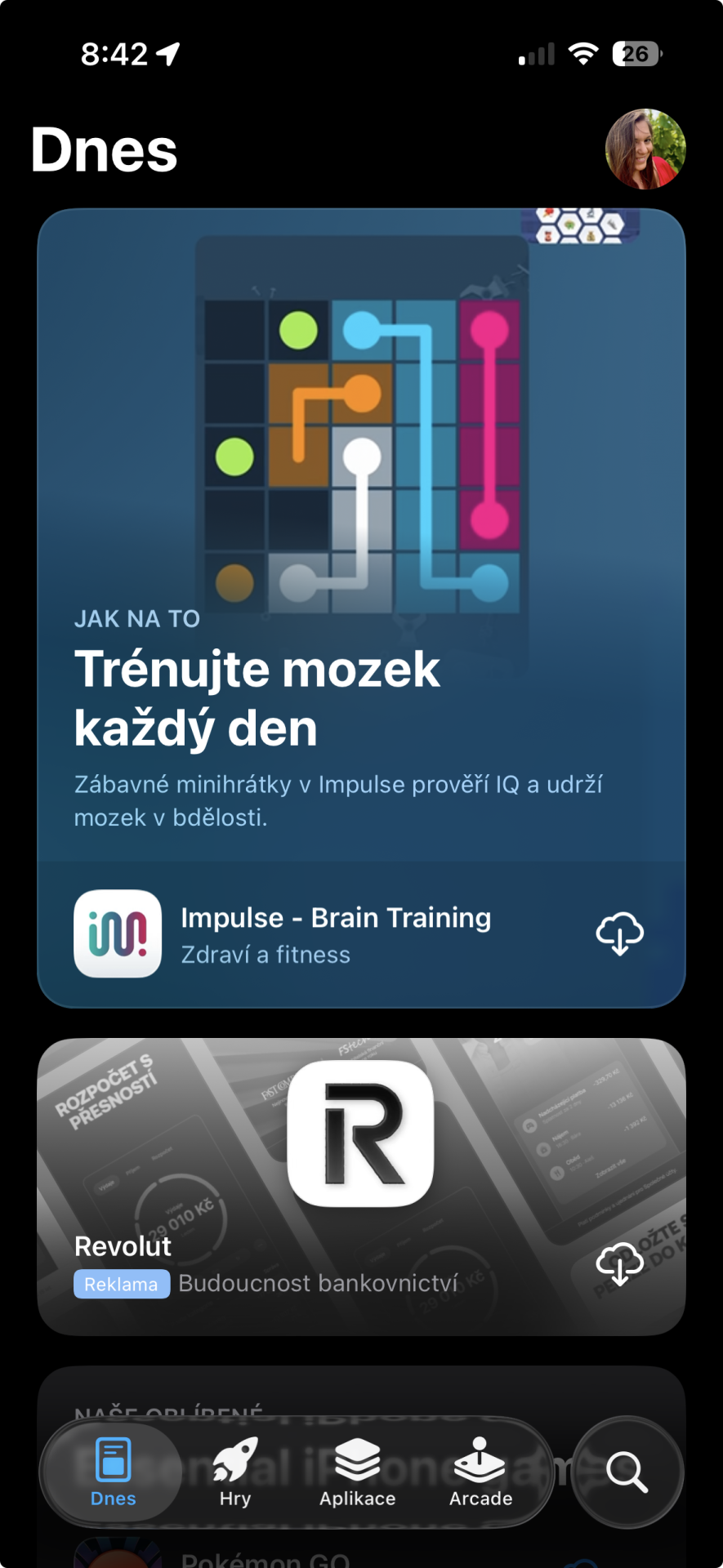 Hlavná obrazovka App Store - Využívanie aplikácií na telefóne - Využívanie aplikácií na telefóne