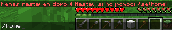 Nenastavený home v jazyku Skript - Skript - Minecraft modding bez Javy
