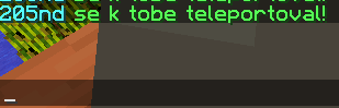 Skript na teleport v jazyku Skriptu z pohľadu hráča - Skript - Minecraft modding bez Javy