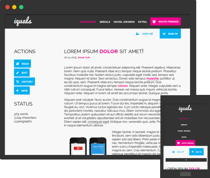 Šablóny pre vaše weby