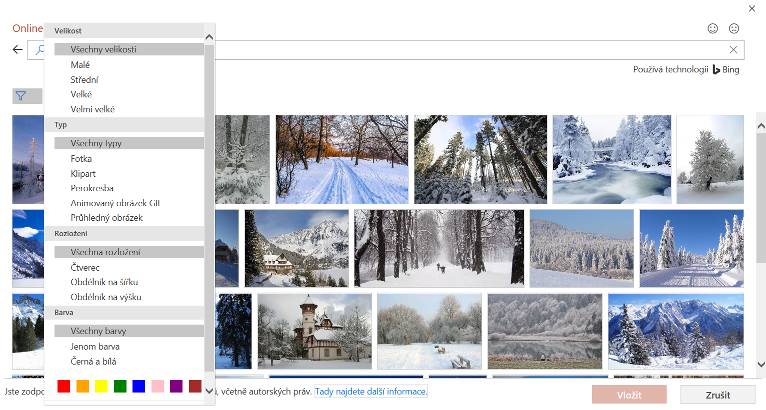 Vloženie on-line obrázkov do Microsoft PowerPoint prezentácie - Základy Microsoft PowerPoint