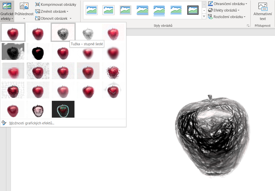 Grafické efekty obrázkov v Microsoft PowerPoint - Základy Microsoft PowerPoint