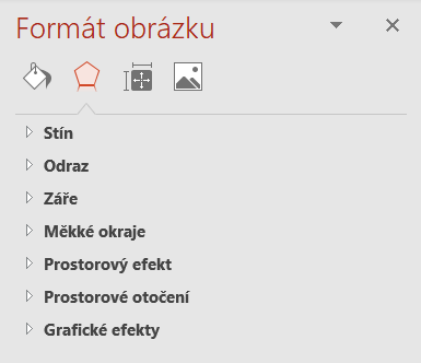 Dialóg formát obrázku v Microsoft PowerPoint - Základy Microsoft PowerPoint