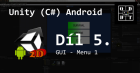 Unity (C #) Android: GUI - menu 1