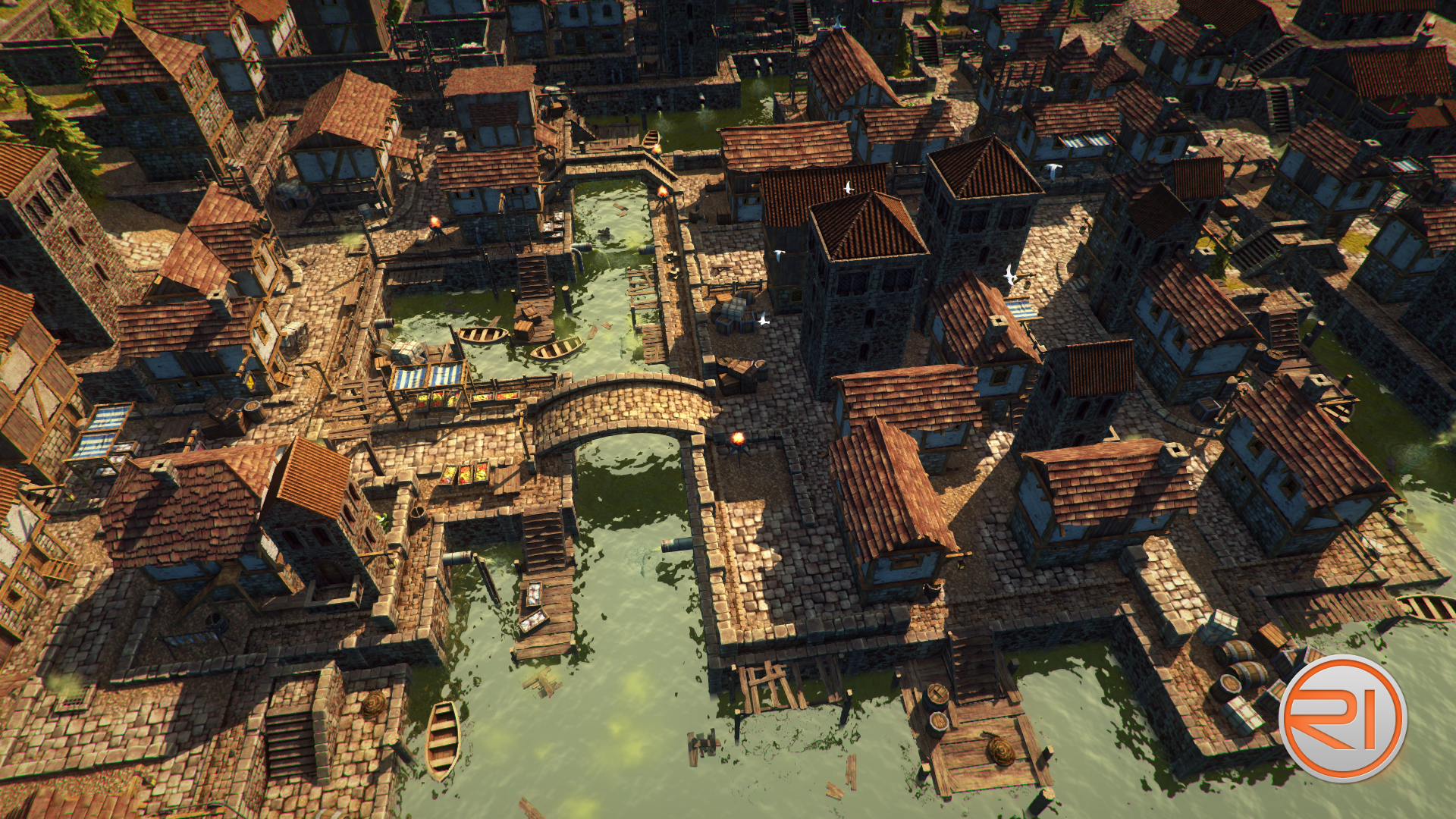 Centrum prístavného mesta