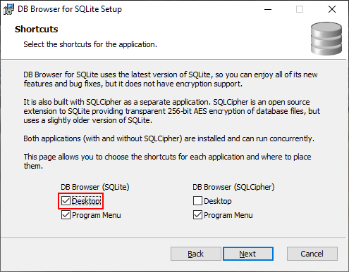 DB Browser shortcut - SQLite databáza krok za krokom