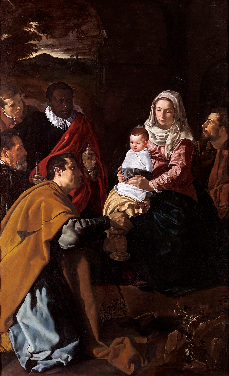 Diego Velázquez: Klaňanie Troch kráľov - Fotografovanie