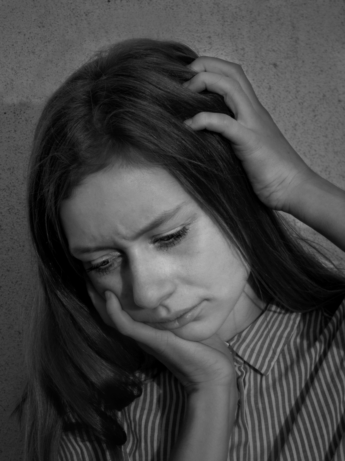 čiernobiely portrét - Fotografovanie