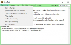 Skrytý text v C # .NET