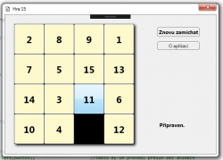 Hra 15 v C # .NET WPF