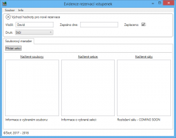Program na evidenciu vstupenkami