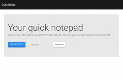 QuickNote - Rýchly on-line zápisník v Django