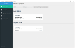 Správa odpracovaných hodín v C # .NET WPF