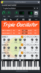 Efekty, nástroje a Triple Oscillator v LMMS