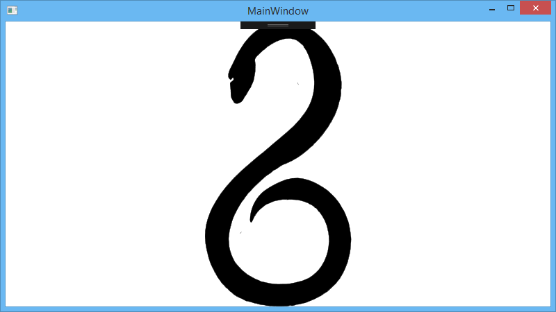 SVG obrázok vykreslený vo WPF aplikácii