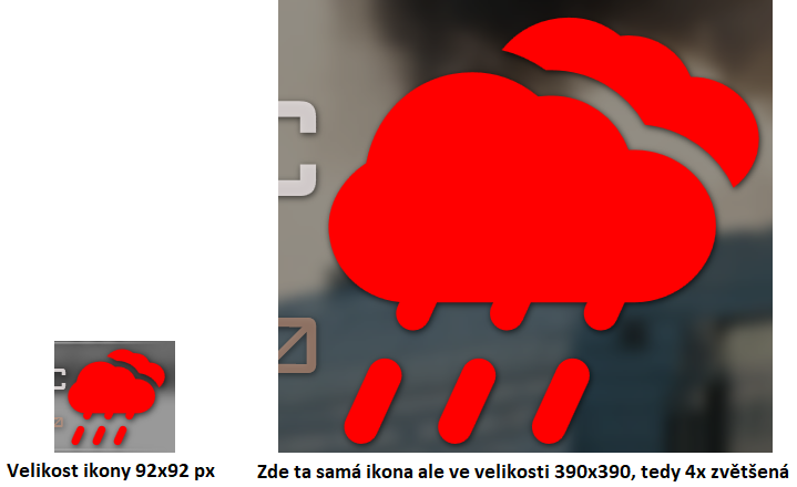 Ukážka zväčšenie vektorového obrázku - Okenné aplikácie v C # .NET WPF