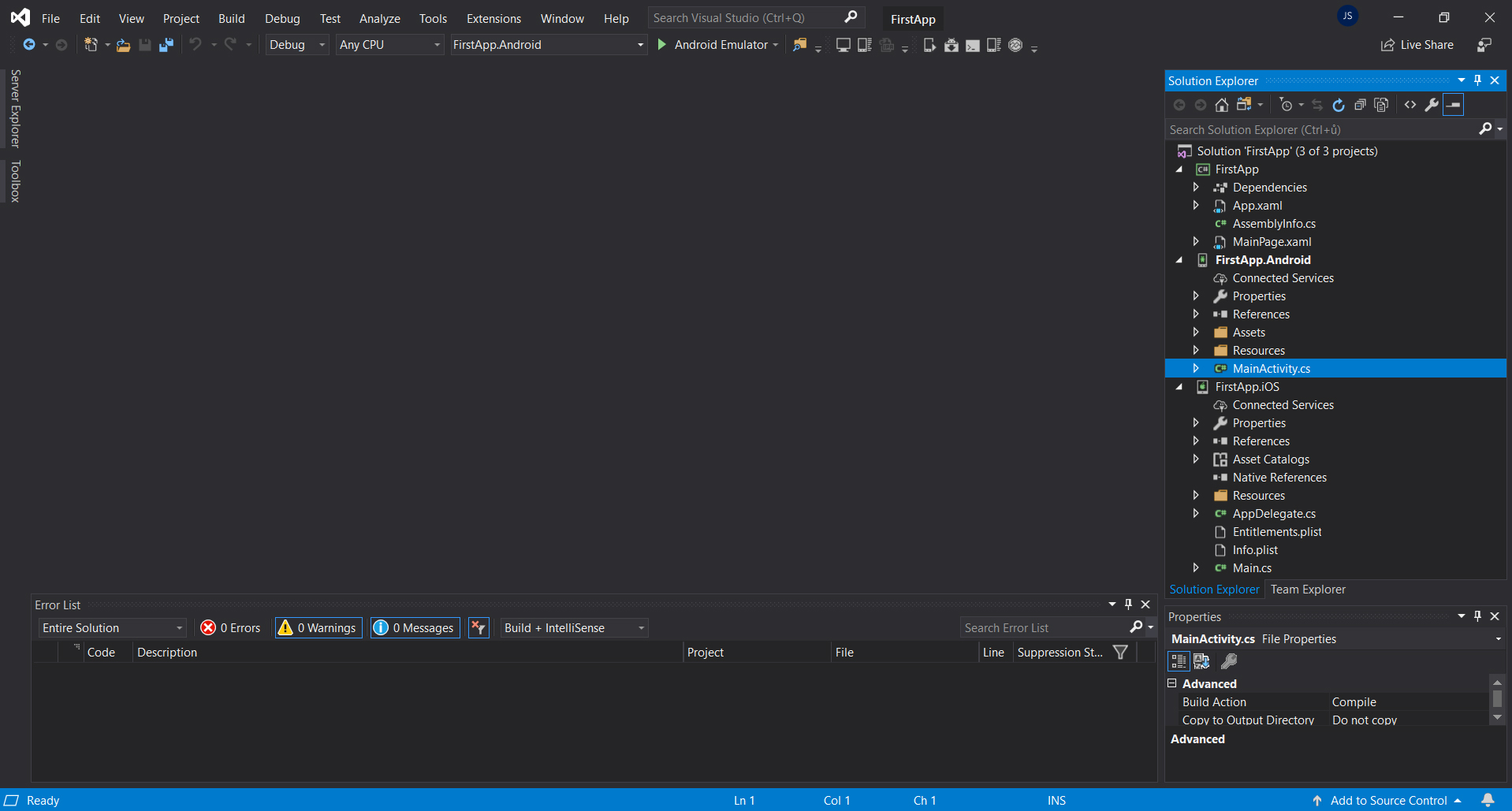 Visual Studio s Xamarin - Tvorba mobilných aplikácií v Xamarin a C # .NET