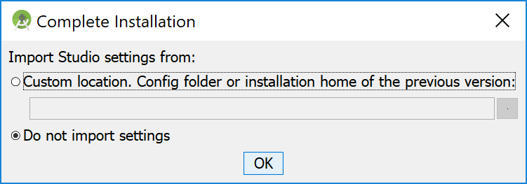 import nastavení - Tvorba mobilných aplikácií pre Android v Kotlin