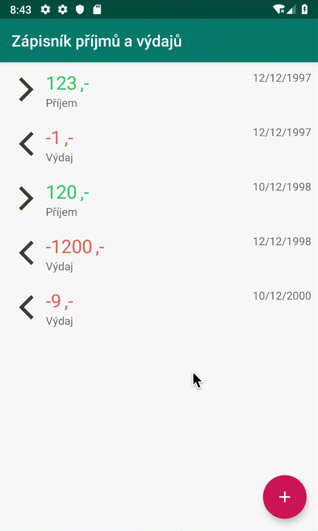 Reakcia na gestá užívateľa v Android aplikácii v Kotlin