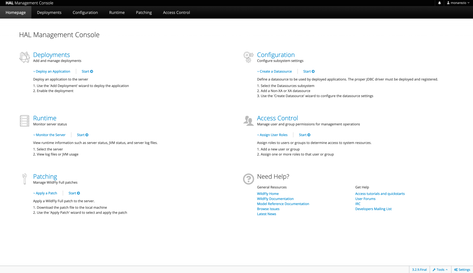 Administrácia - Java Enterprise Edition (JEE)