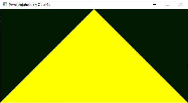 Prvý trojuholník v OpenGL - OpenGL - 3D grafika v C ++