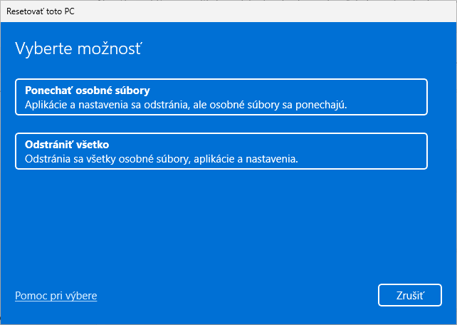 Zachovať súbory - Základy Windows