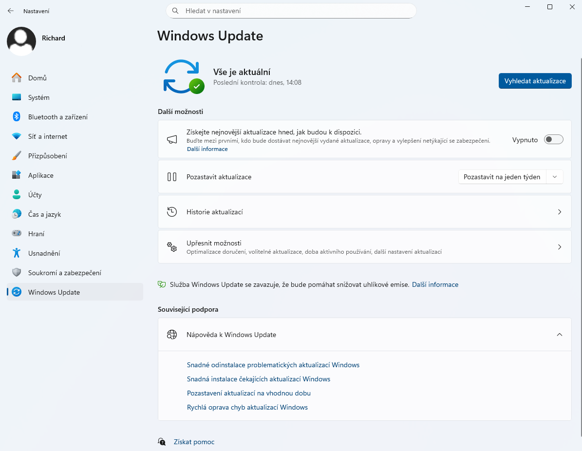 Nastavenie Windows Update - Základy Windows - Základy Windows