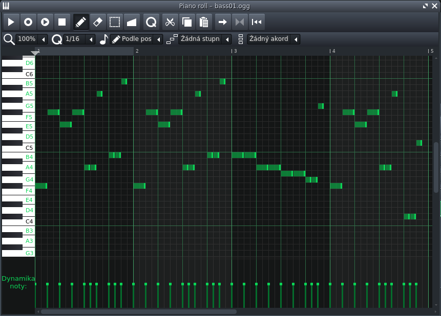 Čo som vymyslel pre basu - Tvorba hudby v LMMS