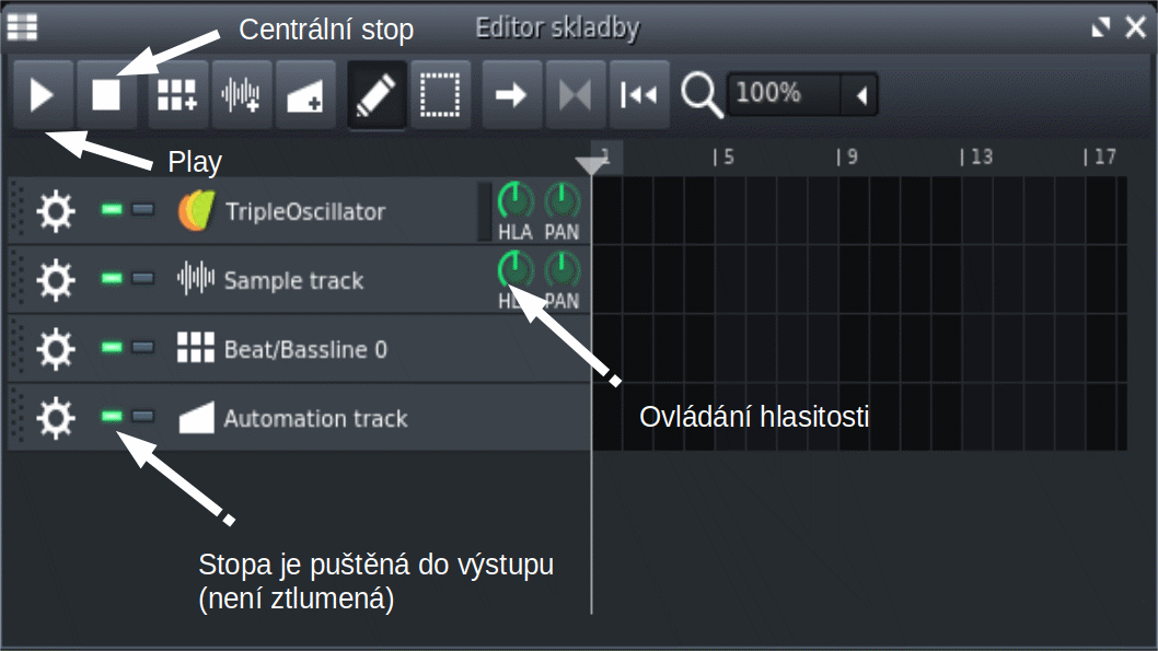popis - Tvorba hudby v LMMS