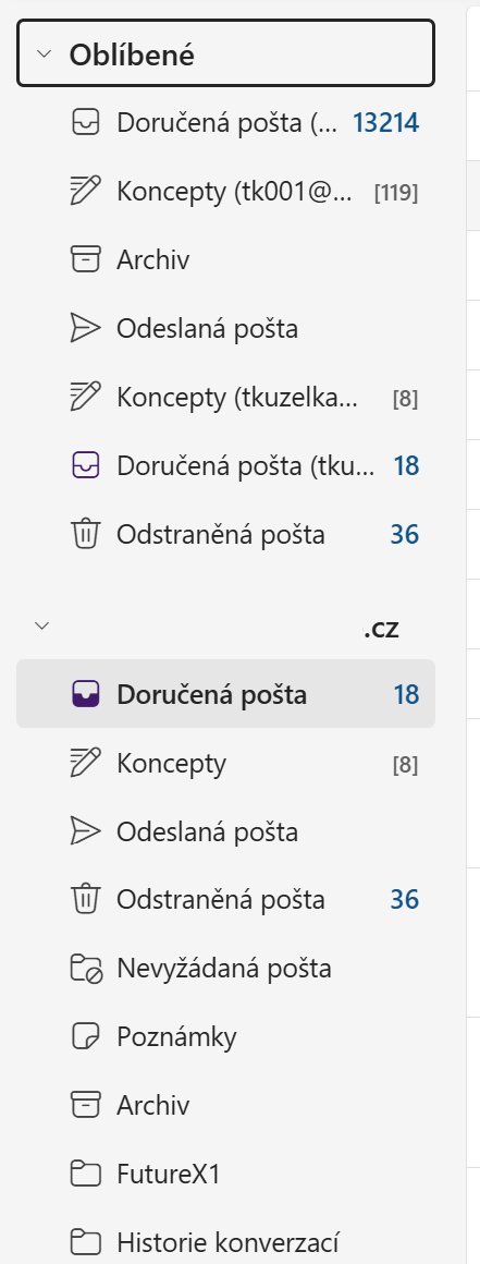 Outlook New – navigácia a podokno poštových zložiek - Microsoft Outlook - Microsoft Outlook