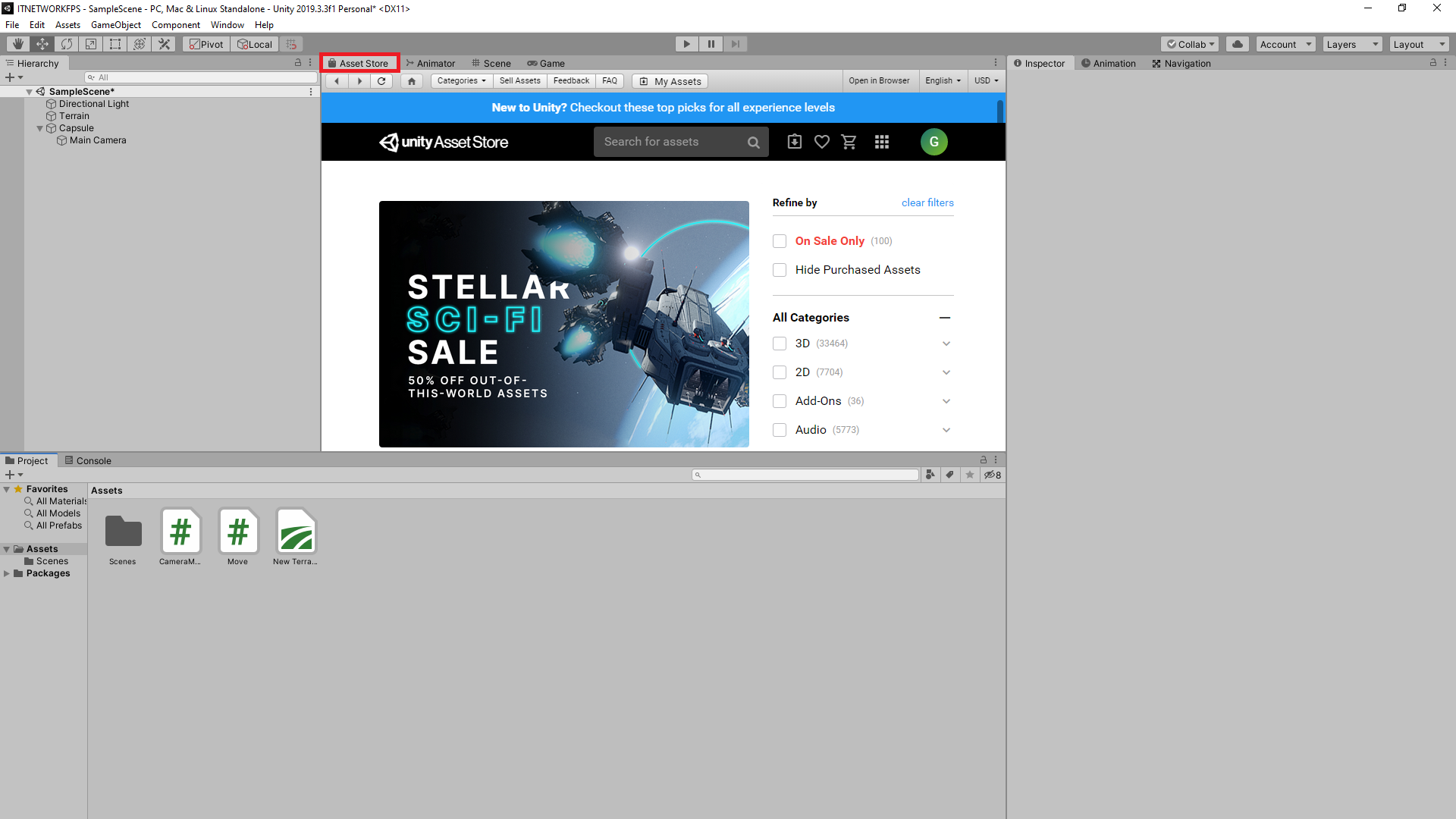 Tvorba 3D hier v Unity