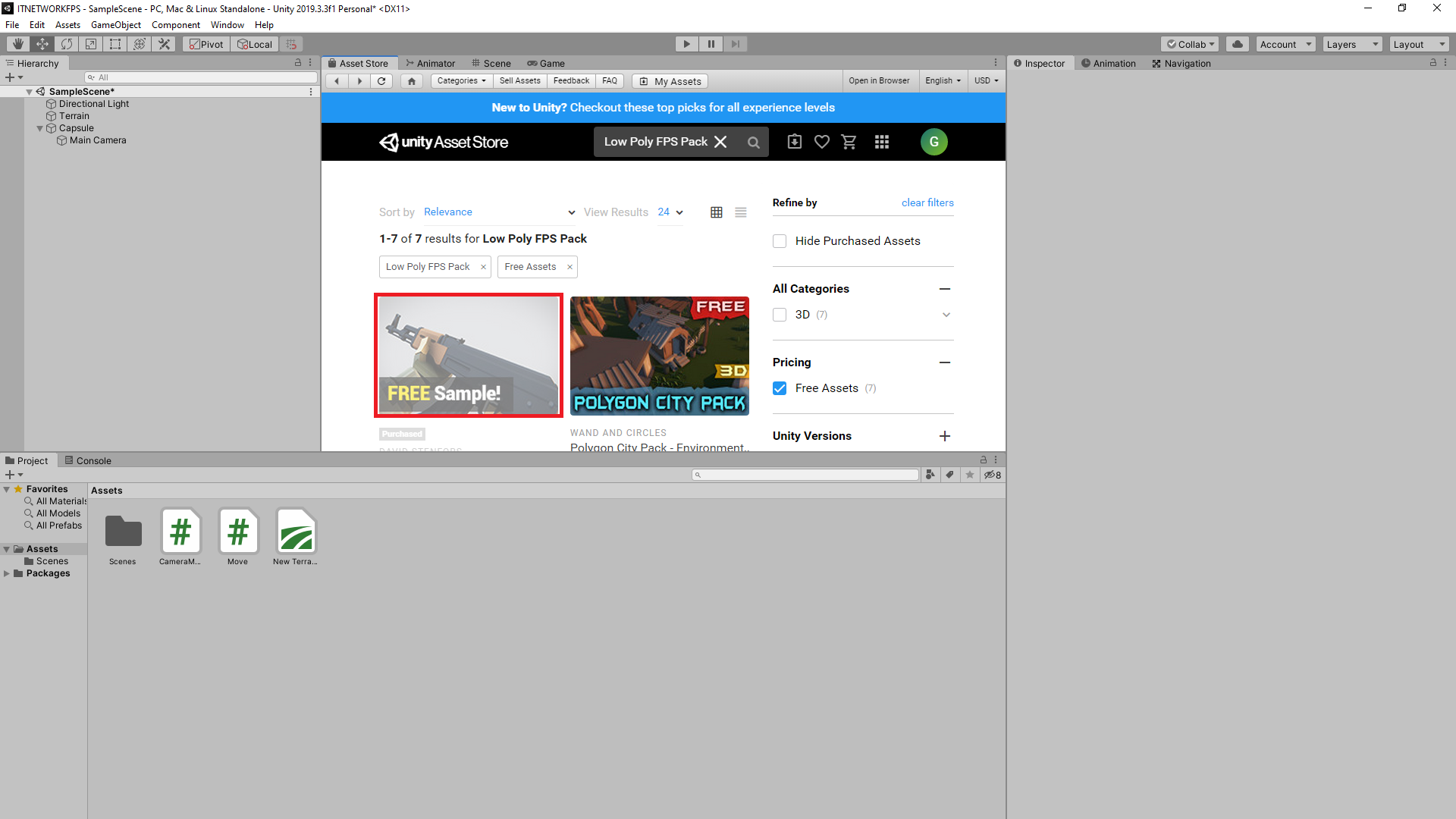 Tvorba 3D hier v Unity