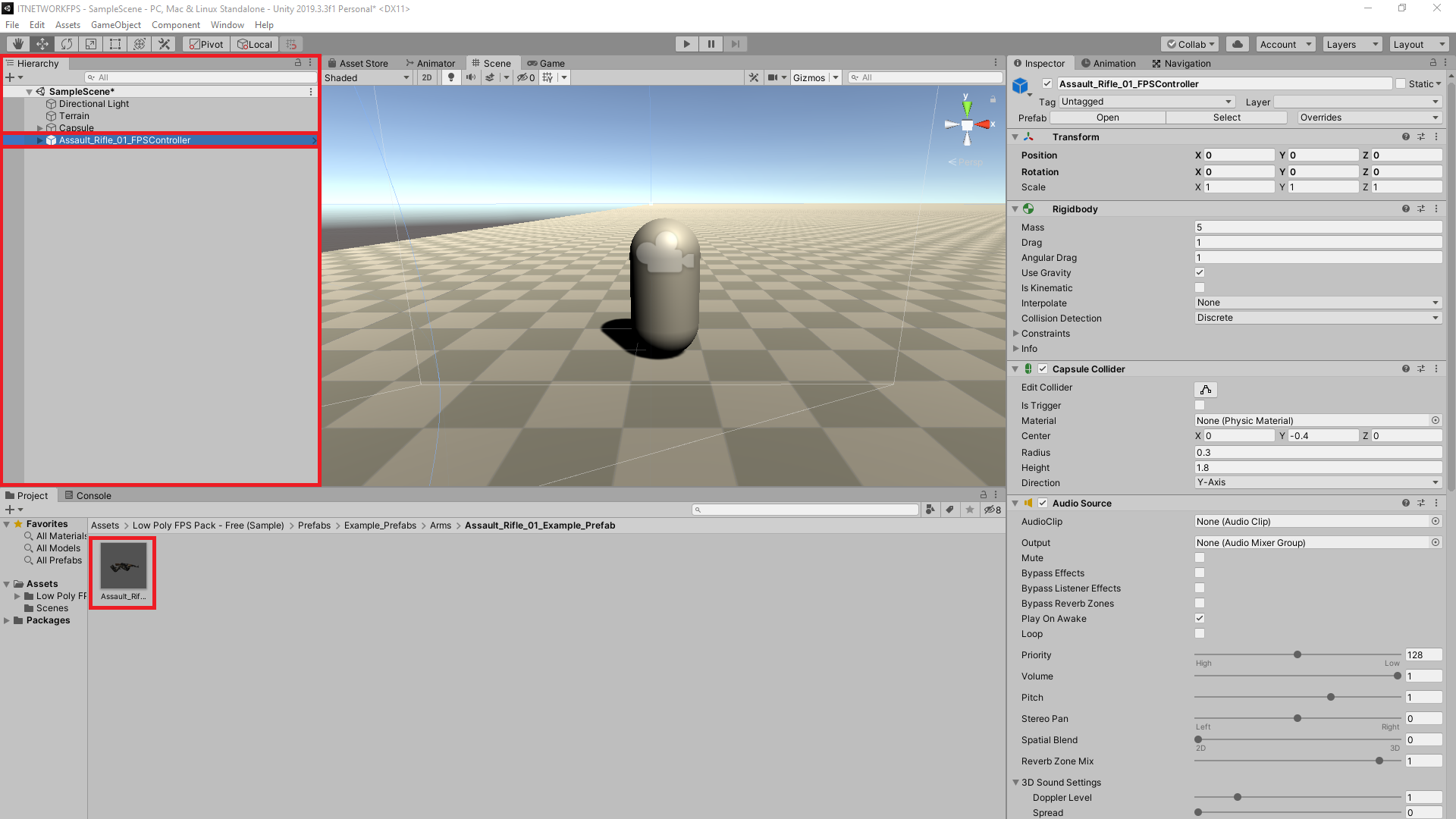 Tvorba 3D hier v Unity
