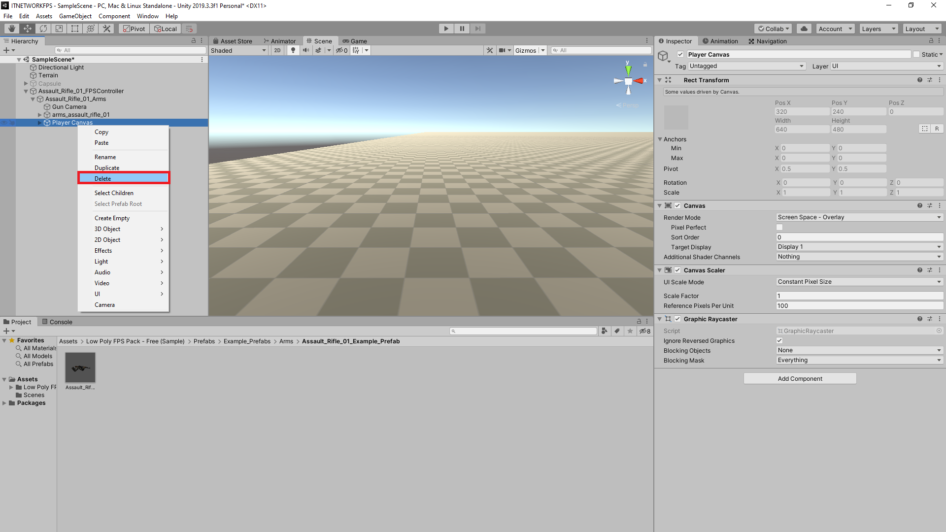 Tvorba 3D hier v Unity