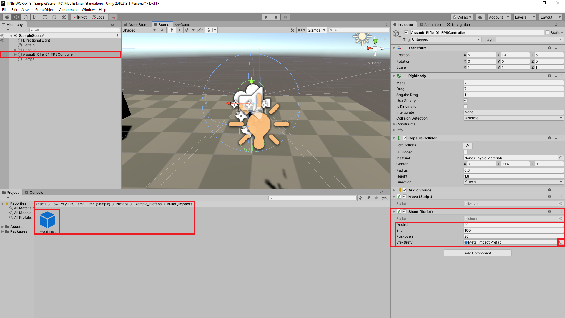 Tvorba 3D hier v Unity