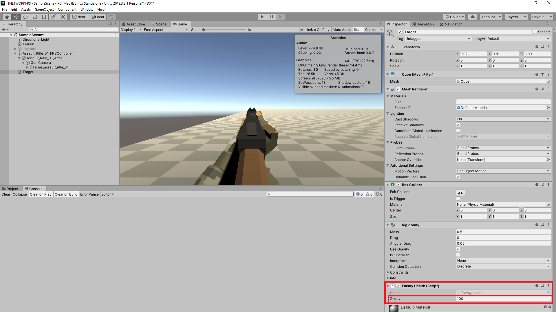 Tvorba 3D hier v Unity