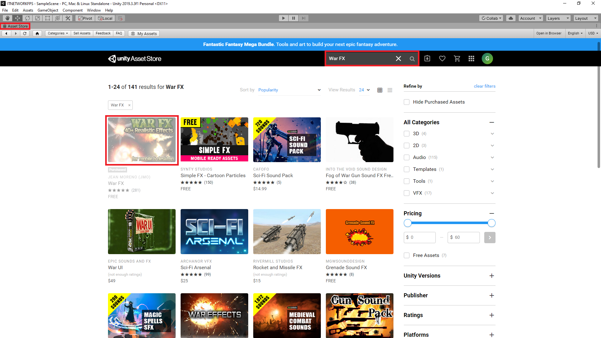 Tvorba 3D hier v Unity