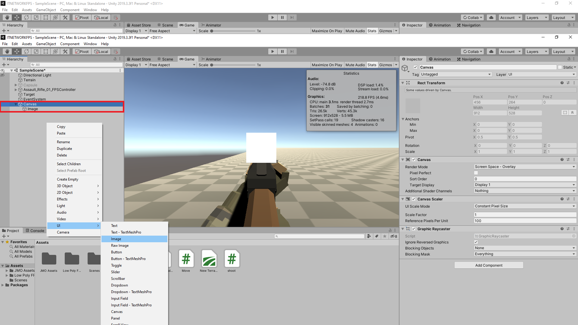 Tvorba 3D hier v Unity