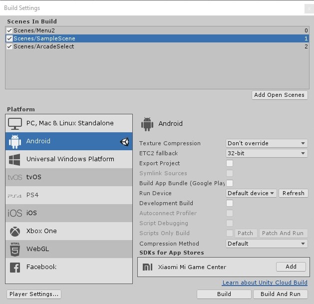Tvorba 2D arkády pre Android v Unity