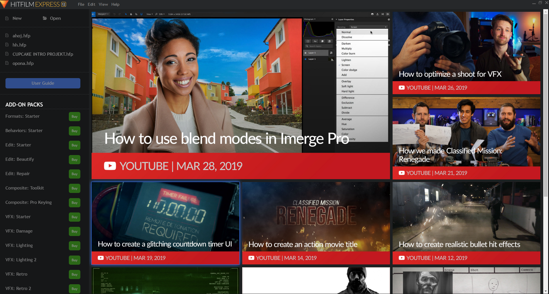 HITFILE Express - Strih a postprodukcia videa v HITFILE Express