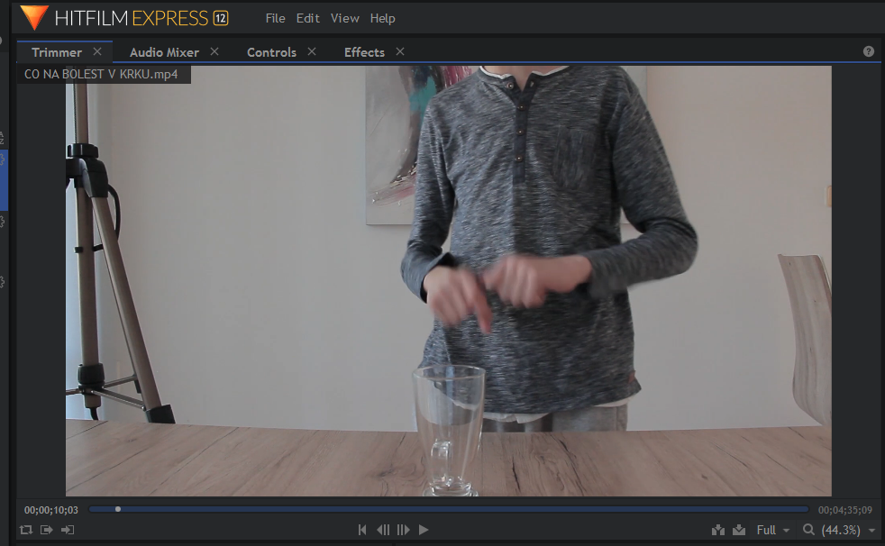 Trimmer v HITFILE Express - Strih a postprodukcia videa v HITFILE Express