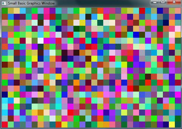 farebné pozadia - SmallBasic