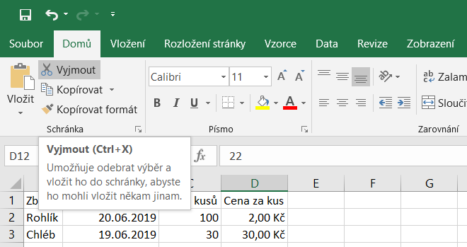 Základy Microsoft Excel