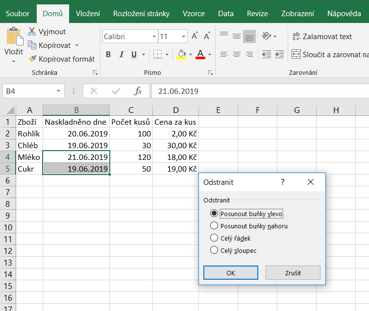 Základy Microsoft Excel
