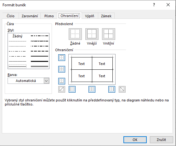 Základy Microsoft Excel
